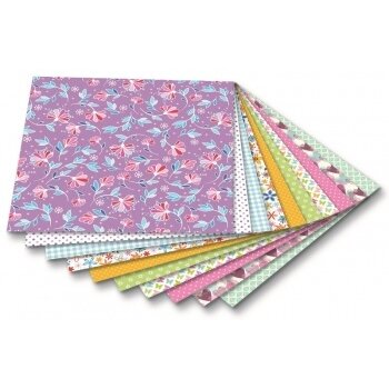 Оригами Folia SPRINGTIME 80 г / м², 15x15 см, 50 листов, 10 разных дизайнов 2 Оригами Folia SPRINGTIME 80 г / м², 15x15 см, 50 листов, 10 разных дизайнов 2