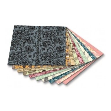 Origami "NOSTALGIA" 50 lapų 15*15 FOLIA, įvairūs motyvai