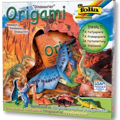 Origami rinkinys Folia "Dinozaurai"