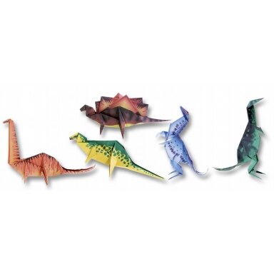Origami rinkinys Folia "Dinozaurai"