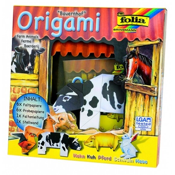 Origami rinkinys Folia "Kaimas"