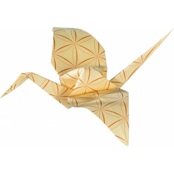 Folding Papers BASICS YELLOW 80g/m², 15x15cm, 50 sheets, 5 assorted designs 3