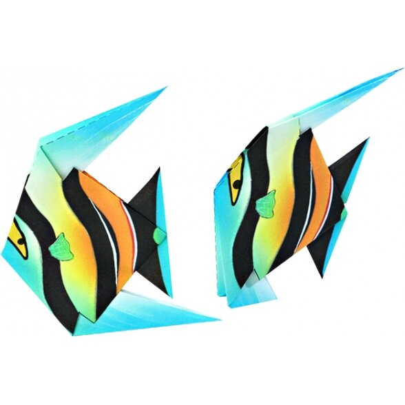 Origami rinkinys Folia "Žuvytės" 2 Origami rinkinys Folia "Žuvytės" 2
