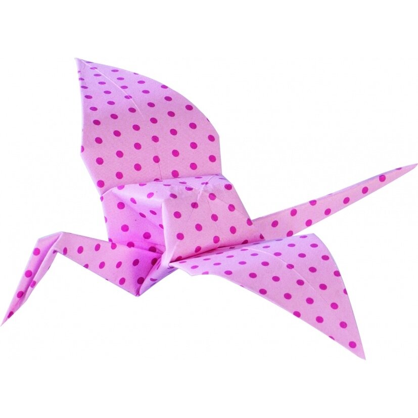 Folding Papers BASIC LIGHT PINK 80g/m², 10x10cm, 50 sheets, 5 assorted designs 4