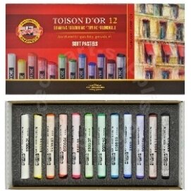 Пастель сухая художественная Koh-I-Noor Toison D'OR 8512 12 цветов