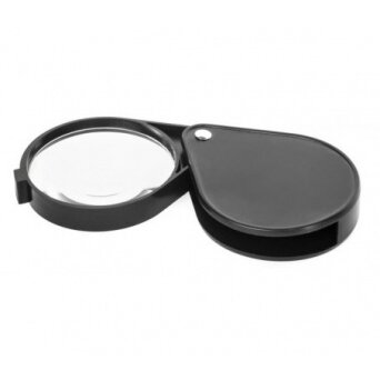 Padidinimo stiklas 60 mm uždaromas Padidinimo stiklas 60 mm uždaromas