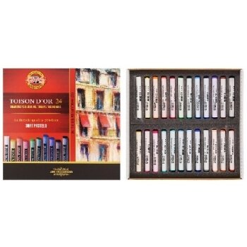 Пастель сухая художественная Koh-I-Noor Toison D'OR 8514 24 цвета 1