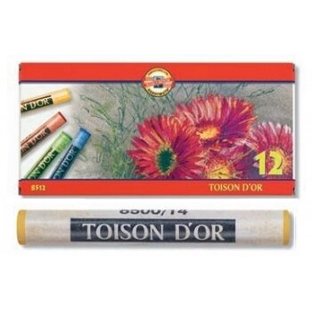 Set of Soft Pastels Koh-I-Noor Toison D'OR 8512 12 colors Set of Soft Pastels Koh-I-Noor Toison D'OR 8512 12 colors
