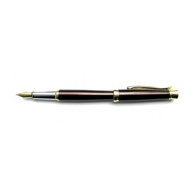 Liqin Metal Fountain Pen   812 Brown