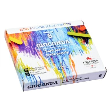 Set of School Hard Pastels Koh-I-Noor Gioconda 8111 6 colors