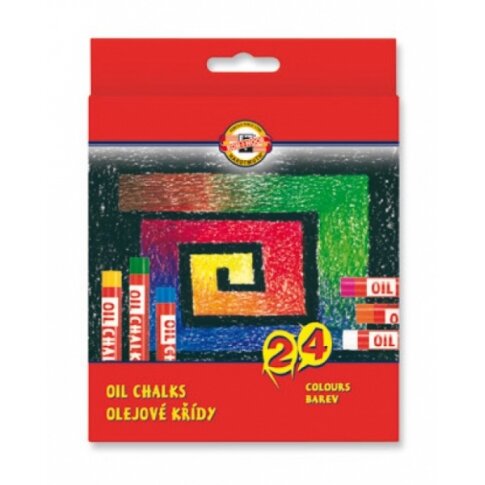 Set of Oil Chalks Koh-I-Noor 8314 9 mm 24 colors