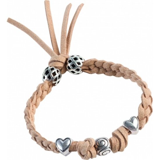 Artificial leather bands kit CLASSIC, 3 bracelets each 1,5m, 8 charms 2