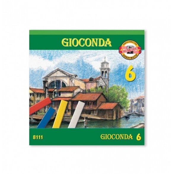 Pastelė Koh-I-Noor Gioconda Hard 6 spalvų