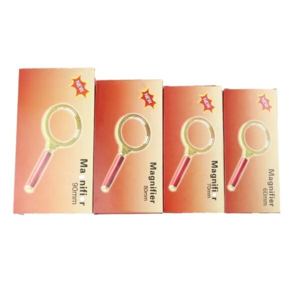 Magnifying glass 60 mm, metallic body 4 Magnifying glass 60 mm, metallic body 4