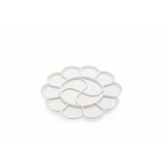 Plastic Paint Mixing Paint Mixing Palette "Daisy" Ø19 cm Plastic Paint Mixing Paint Mixing Palette "Daisy" Ø19 cm