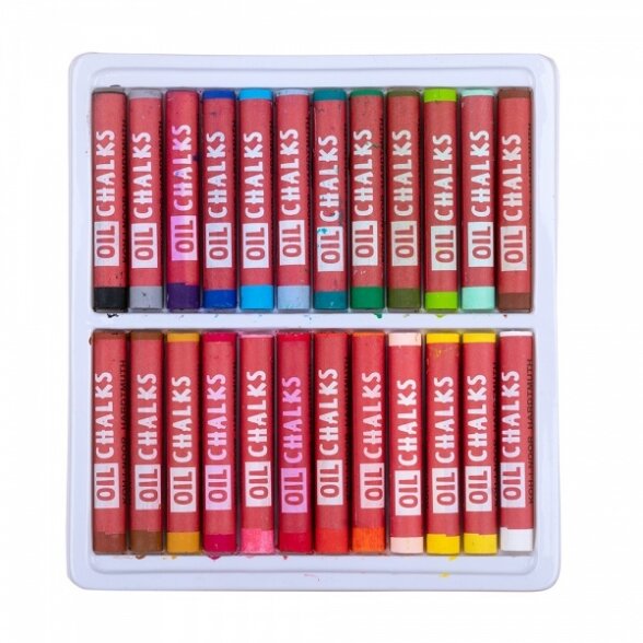 Set of Oil Chalks Koh-I-Noor 8314 Ø9 mm 24 colors 1 Set of Oil Chalks Koh-I-Noor 8314 Ø9 mm 24 colors 1