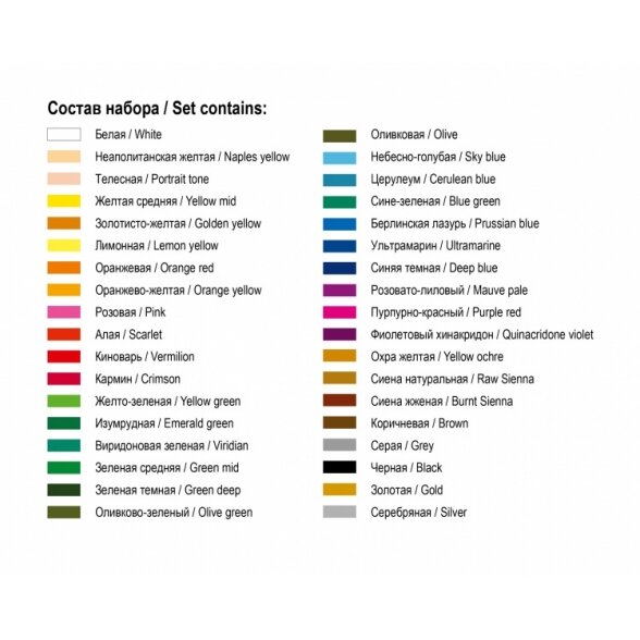 Oil pastel set Nevskaya Palitra Sonnet 36 colours 2 Oil pastel set Nevskaya Palitra Sonnet 36 colours 2