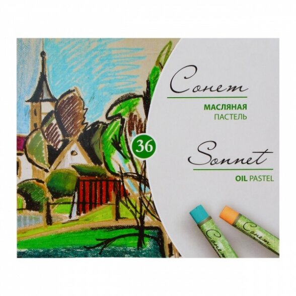 Oil pastel set Nevskaya Palitra Sonnet 36 colours Oil pastel set Nevskaya Palitra Sonnet 36 colours