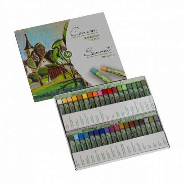 Oil pastel set Nevskaya Palitra Sonnet 36 colours 1 Oil pastel set Nevskaya Palitra Sonnet 36 colours 1