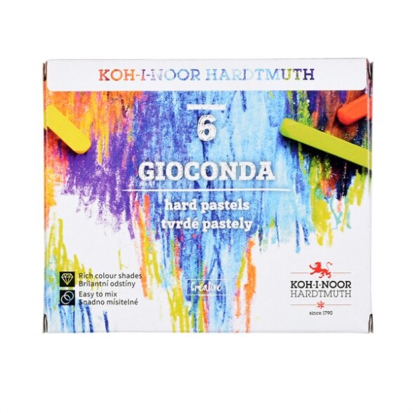 Set of School Hard Pastels Koh-I-Noor Gioconda 8111 6 colors