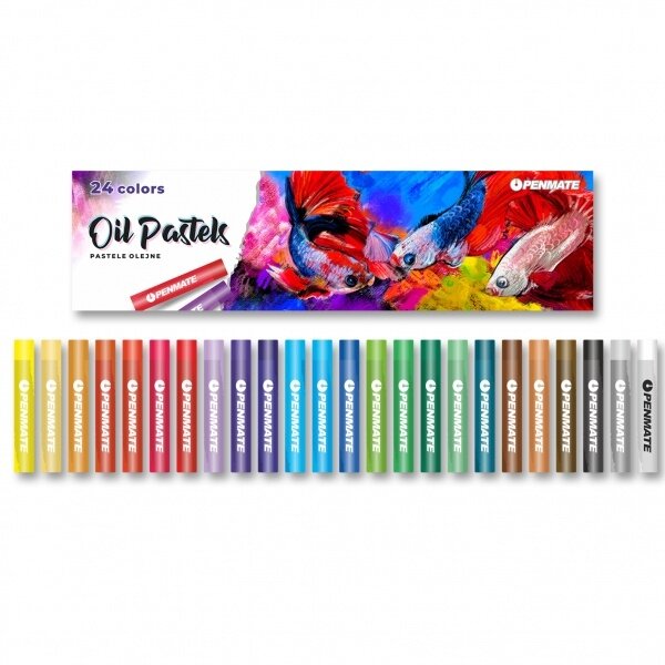 Oil Pastels Penmate 24 colors Oil Pastels Penmate 24 colors