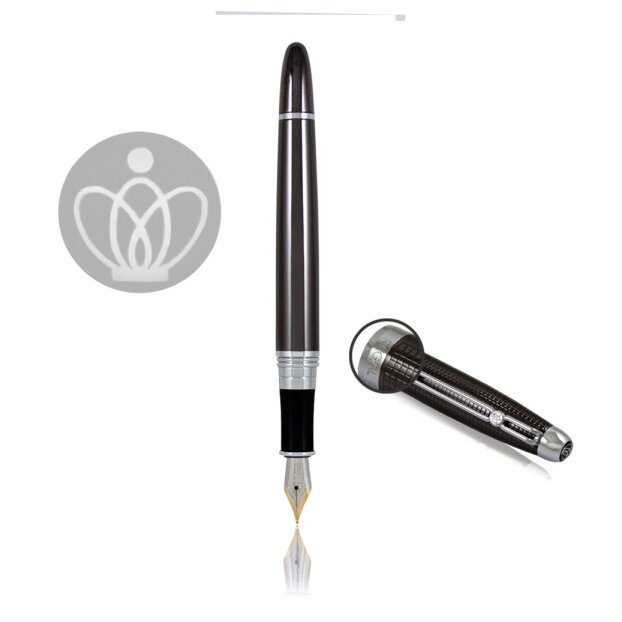 Plunksnakotis metalinis Regal Diane grafito spalvos (RE96P)