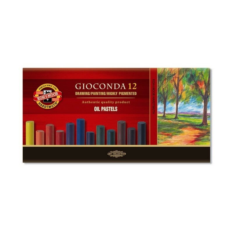 Set of Artists´ Oil Pastels Koh-I-Noor Gioconda 8352 12 colors