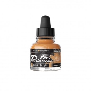 FW Pearlescent Acrylic Ink 29.5 ml Sun Orange