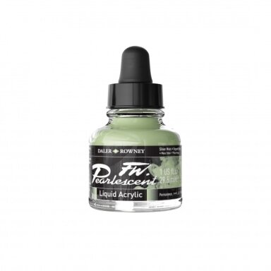 FW Pearlescent Acrylic Ink 29.5 ml Silver Moss
