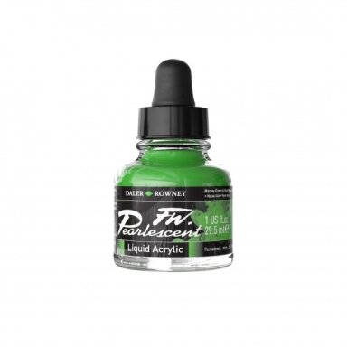 FW Pearlescent Acrylic Ink 29.5 ml Macaw Green