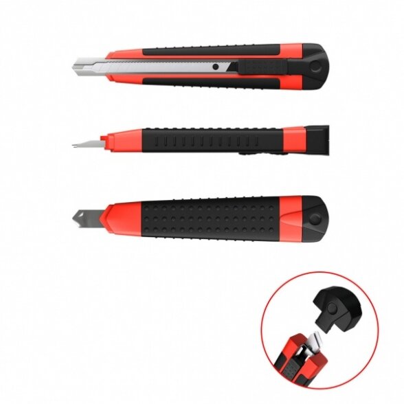 Peilis ErichKrause Arrow 9 mm blisteryje 1 Peilis ErichKrause Arrow 9 mm blisteryje 1