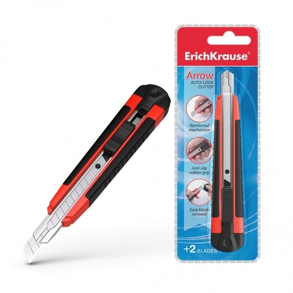 Peilis ErichKrause Arrow 9 mm blisteryje Peilis ErichKrause Arrow 9 mm blisteryje