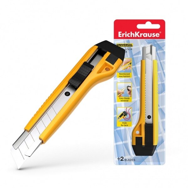 Cutter auto-lock ErichKrause Universal, 18 mm