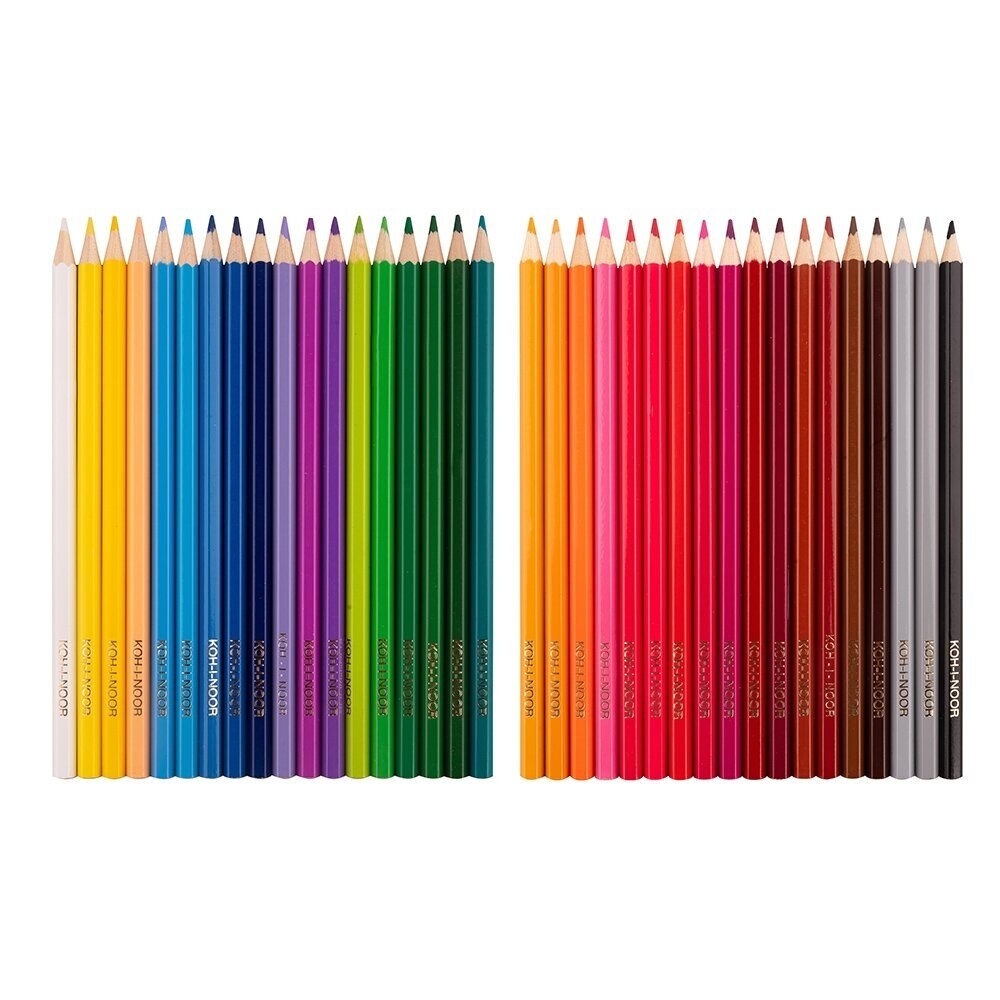 Koh-I-Noor set of school coloured pencils 3555 36 LION RED 1 Koh-I-Noor set of school coloured pencils 3555 36 LION RED 1