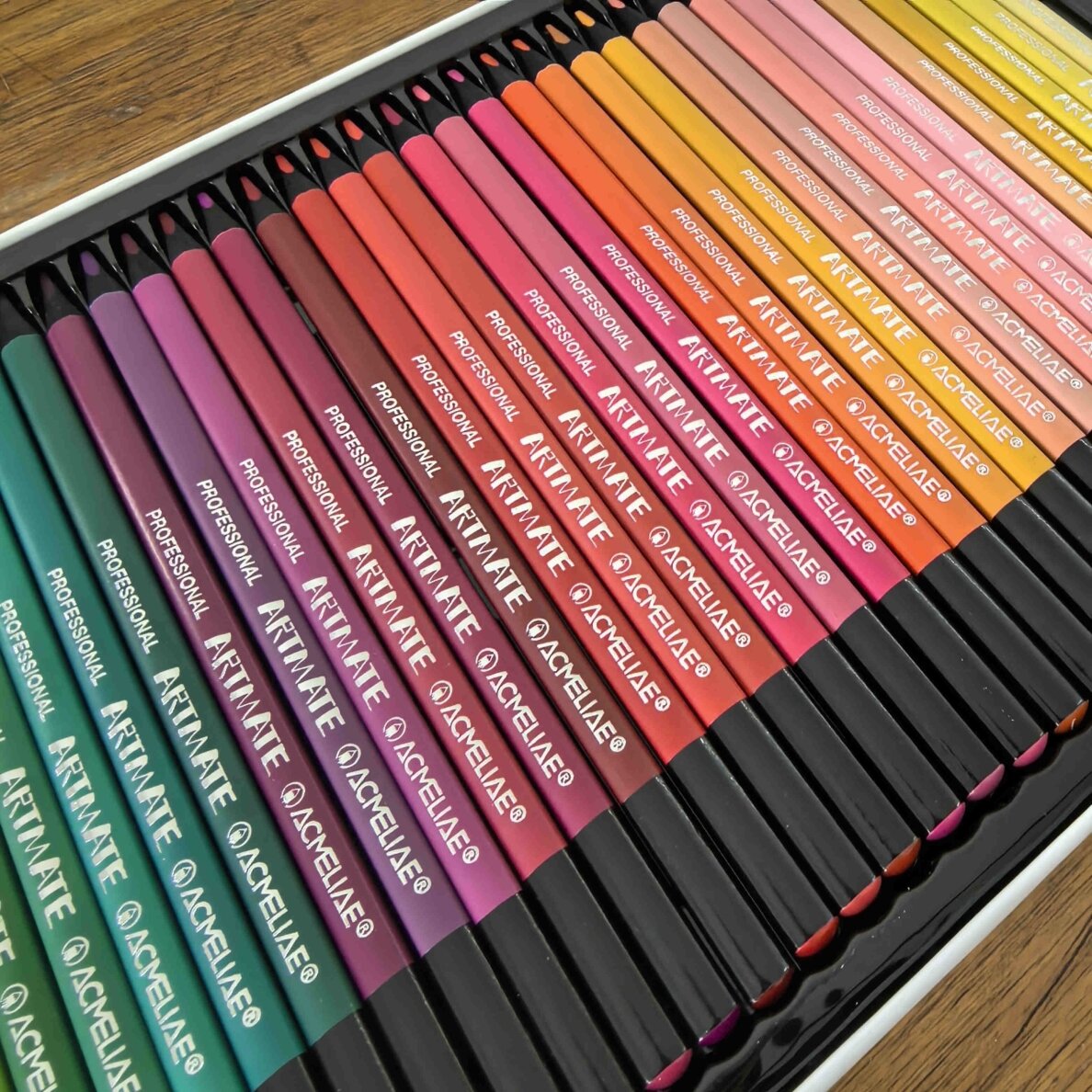 Pieštukai spalvoti apvalūs Acmeliae Artmate Professional Super Soft 120 vnt 2 Pieštukai spalvoti apvalūs Acmeliae Artmate Professional Super Soft 120 vnt 2