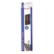 Triangular Graphite Pencil with Eraser Penmate Premium HB