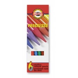 Set of Woodless Coloured Pencils Koh-I-Noor Progresso 8755 6 colors