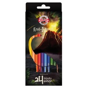 Карандаши цветные Koh-I-Noor 3594 Dino 24 цвета