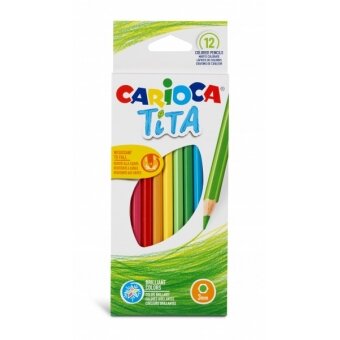 Colored Pencils Carioca Tita wood-free 12 colors