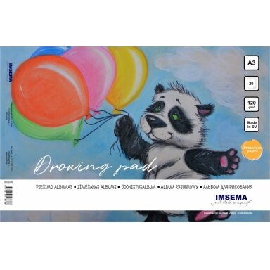 Drawing Album A3, 20 Sheets, 120 gsm, PREMIUM Imsema Drawing Album A3, 20 Sheets, 120 gsm, PREMIUM Imsema