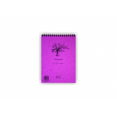 Piešimo bloknotas Authentic SMLT A5 120 g/m2 60 lapų su spirale Piešimo bloknotas Authentic SMLT A5 120 g/m2 60 lapų su spirale