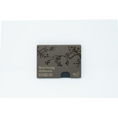 Рисовальные карточки SMLT «Haikucards» в коробке, 106,5 × 147 мм, 24 шт., 300 г/м², чёрные Рисовальные карточки SMLT «Haikucards» в коробке, 106,5 × 147 мм, 24 шт., 300 г/м², чёрные