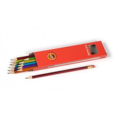 Graphite Pencil with Eraser Koh-I-Noor 1372 Mix Graphite Pencil with Eraser Koh-I-Noor 1372 Mix