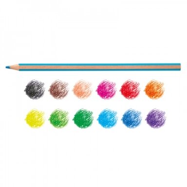 Colored Pencils Carioca Supercolor Hexagonal 12 pcs Colored Pencils Carioca Supercolor Hexagonal 12 pcs