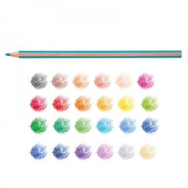 Colored Pencils Carioca Supercolor Hexagonal 24 pcs Colored Pencils Carioca Supercolor Hexagonal 24 pcs