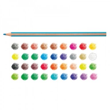Colored Pencils Carioca Supercolor Hexagonal 36 pcs Colored Pencils Carioca Supercolor Hexagonal 36 pcs