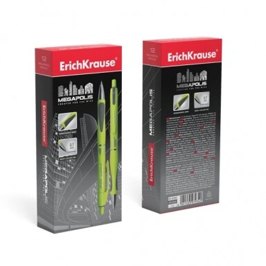 Mechanical pencil ErichKrause Megapolis Concept 0.7 mm, НВ Mechanical pencil ErichKrause Megapolis Concept 0.7 mm, НВ