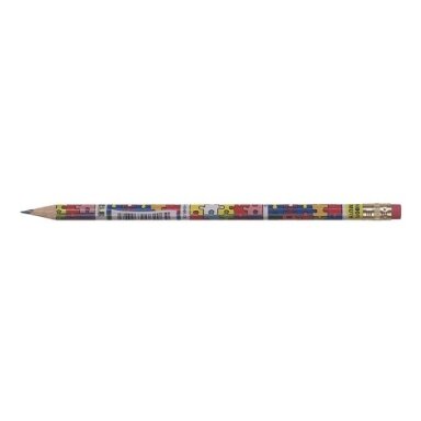 Graphite Pencil with Eraser Koh-I-Noor 1231 Puzzle Graphite Pencil with Eraser Koh-I-Noor 1231 Puzzle