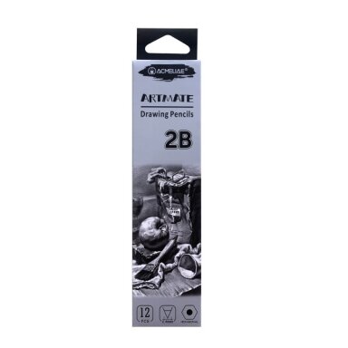 Acmeliae Artmate Hexagonal Art Drawing Pencil 8000 2B 1 pc Acmeliae Artmate Hexagonal Art Drawing Pencil 8000 2B 1 pc
