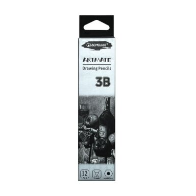 Acmeliae Artmate Hexagonal Art Drawing Pencil 8000 3B 1 pc Acmeliae Artmate Hexagonal Art Drawing Pencil 8000 3B 1 pc